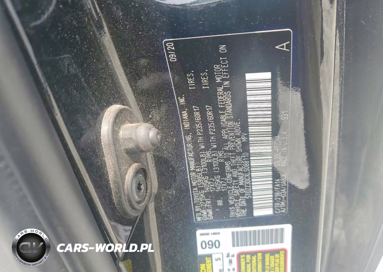 2020 Toyota Sienna L VIN:5TDZZ3DCXLS088110 - 13