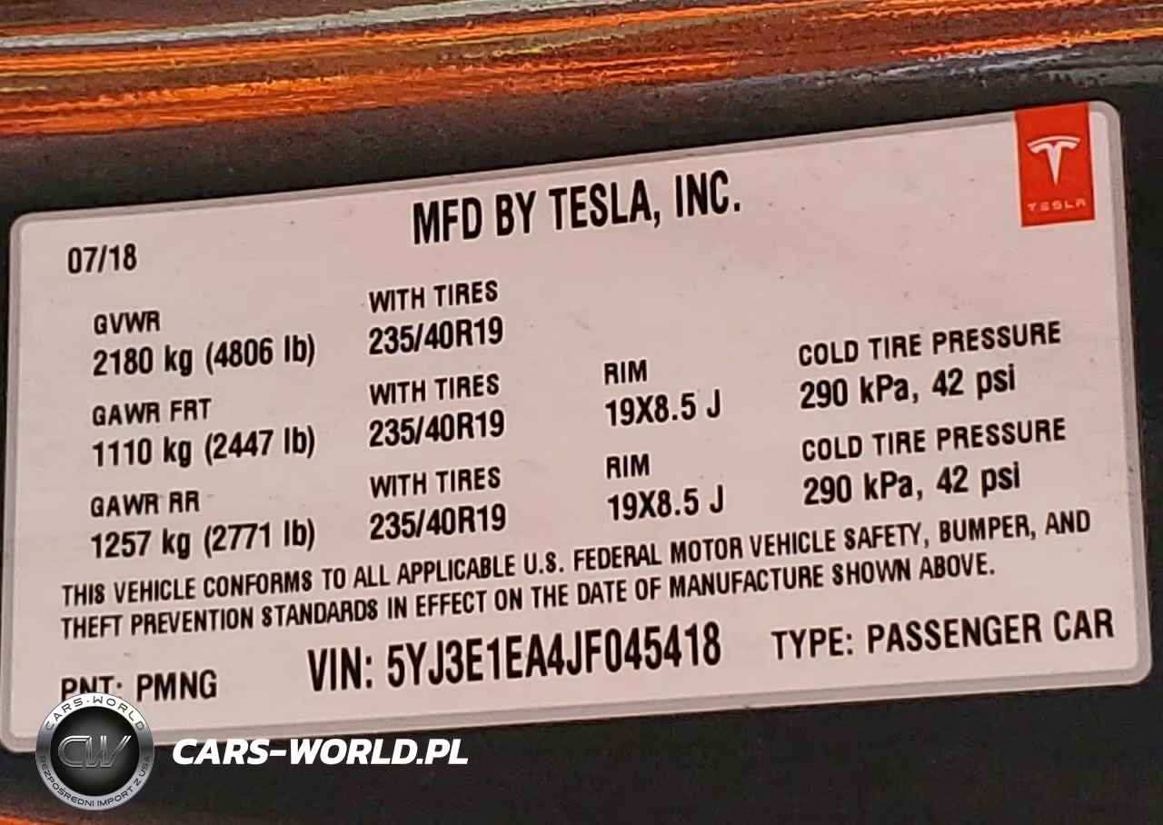 2018 Tesla Model 3 VIN:5YJ3E1EA4JF045418 - 13