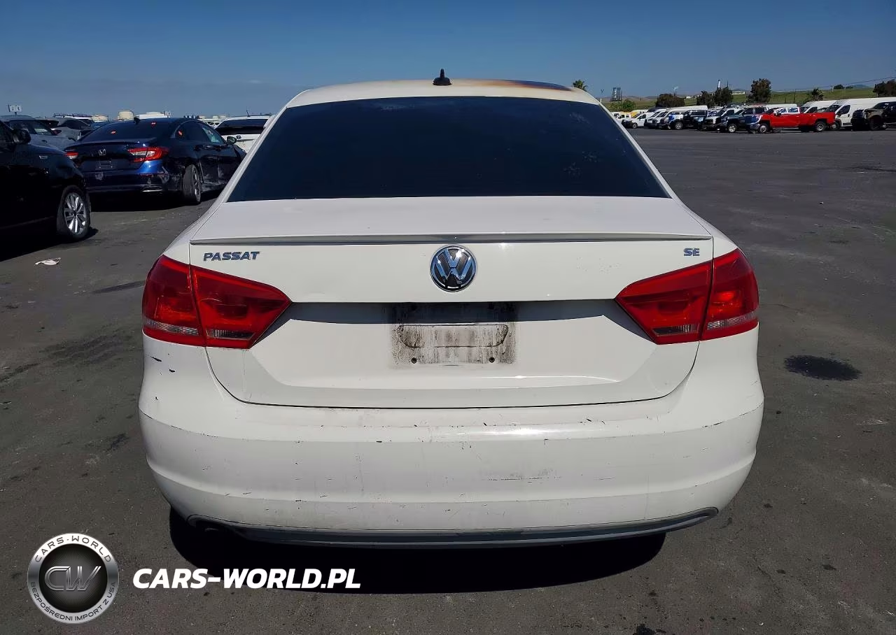 2012 Volkswagen Passat Se VIN:1VWBP7A37CC097638 - 6