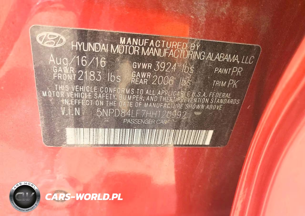 2017 Hyundai Elantra Se VIN:5NPD84LF7HH120992 - 12