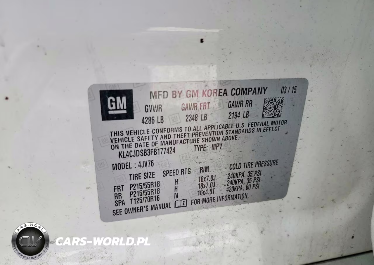 2015 Buick Encore Premium VIN:KL4CJDSB3FB177424 - 13