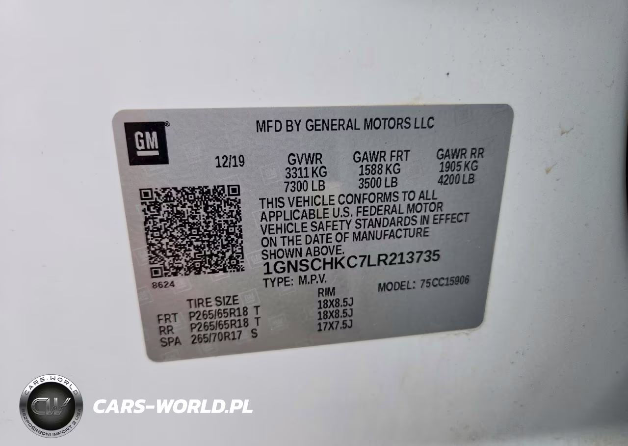 2020 Chevrolet Suburban C1500 Lt VIN:1GNSCHKC7LR213735 - 14