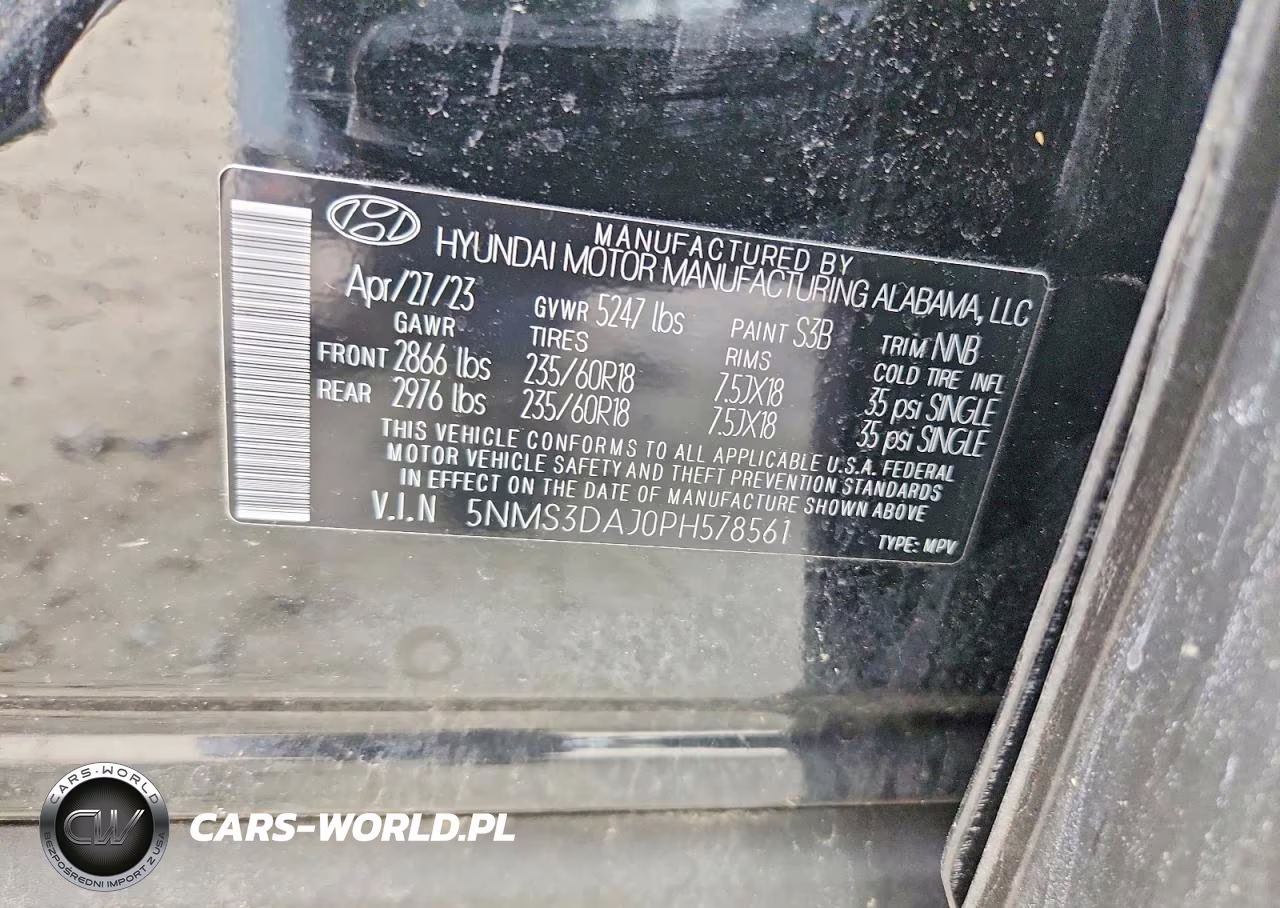 2023 Hyundai Santa Fe Sel Premium VIN:5NMS3DAJ0PH578561 - 13