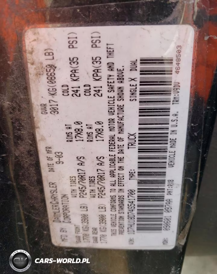 2004 Dodge Ram 1500 St VIN:1D7HU18D74S541700 - 12