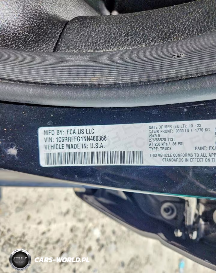 2022 Ram 1500 Big Horn VIN:1C6RRFFG1NN460368 - 12