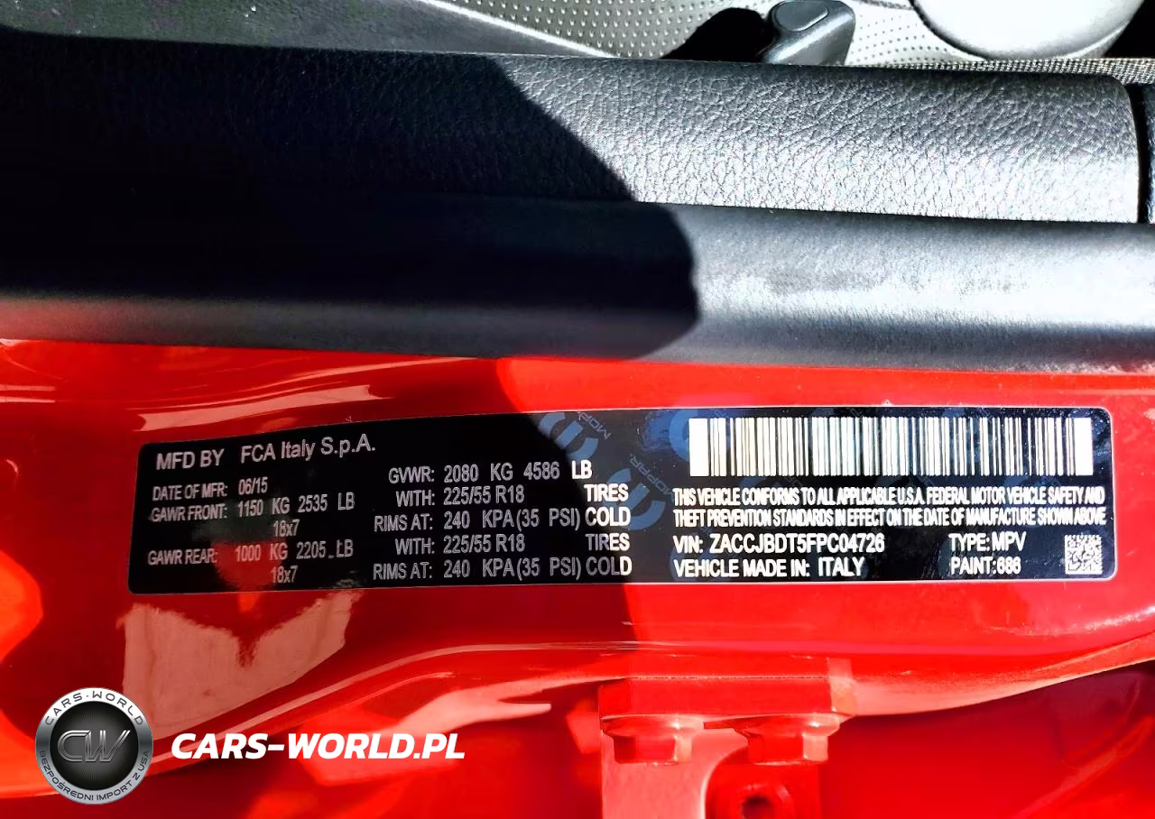 2015 Jeep Renegade Limited VIN:ZACCJBDT5FPC04726 - 13