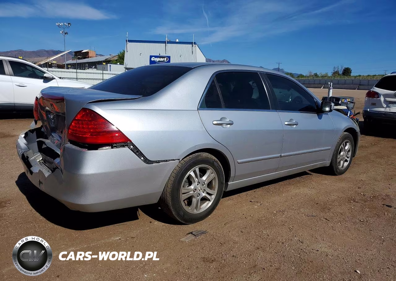 2007 Honda Accord Se VIN:1HGCM56387A174596 - 3