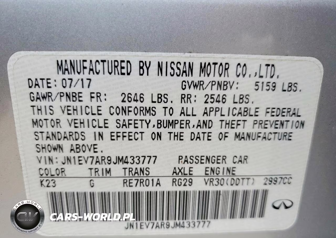 2018 Infiniti Q50 3.0T Luxe VIN:JN1EV7AR9JM433777 - 12