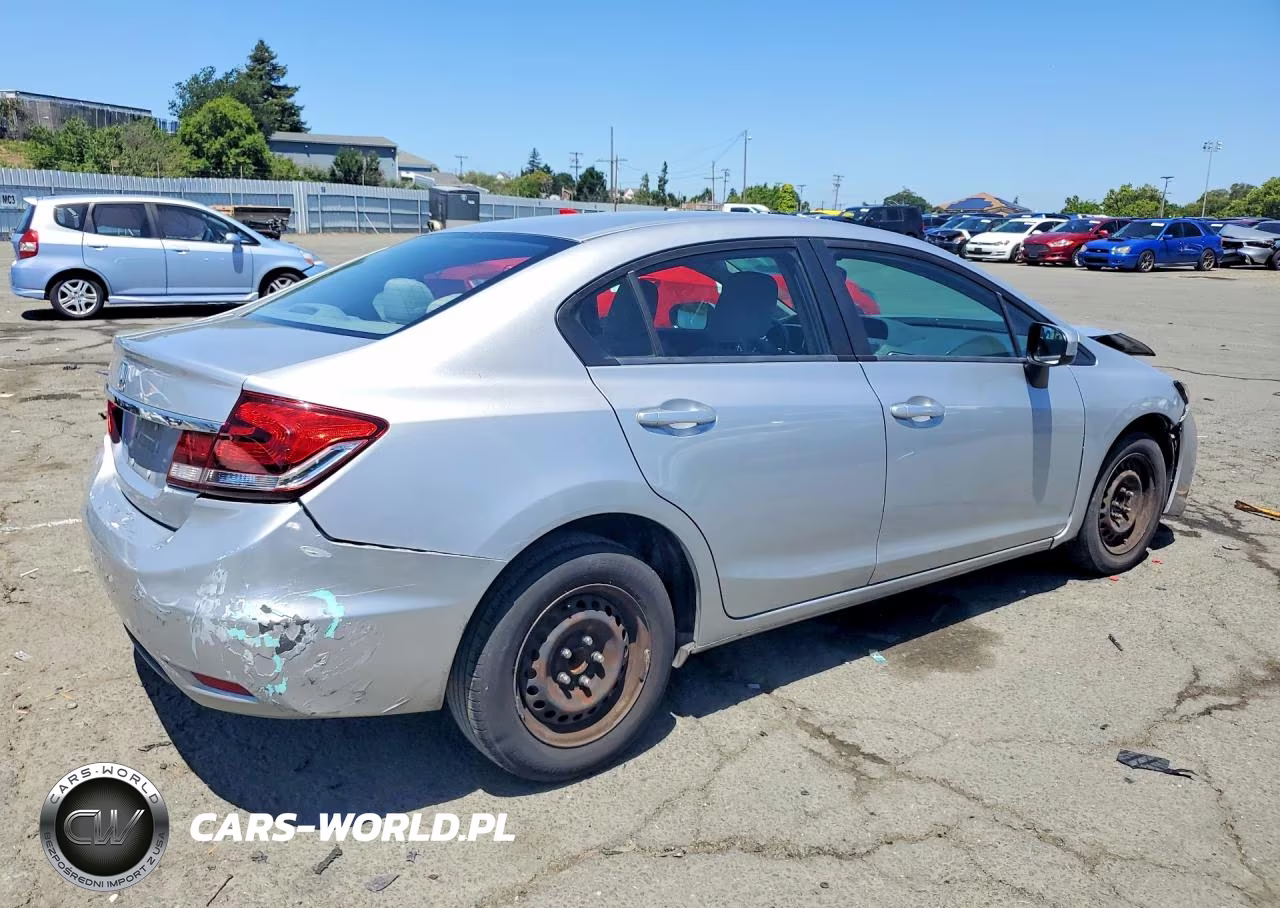 2015 Honda Civic Lx VIN:2HGFB2F54FH536703 - 3