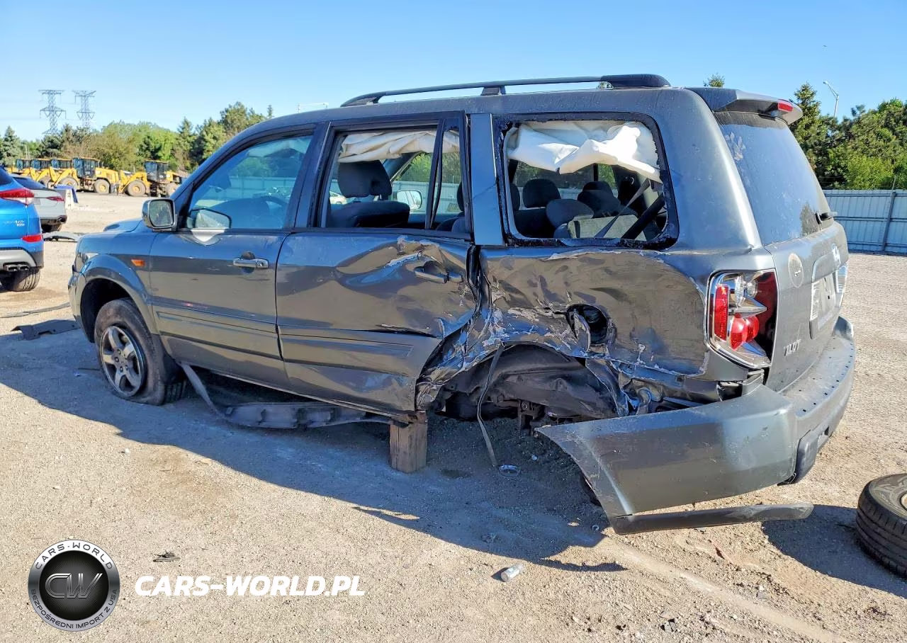 2007 Honda Pilot Ex VIN:5FNYF18467B016276 - 2