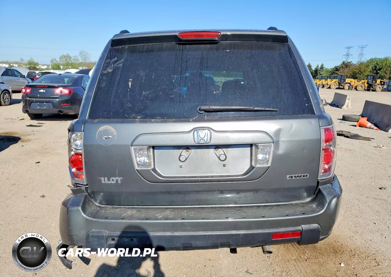 2007 Honda Pilot Ex VIN:5FNYF18467B016276 - 6
