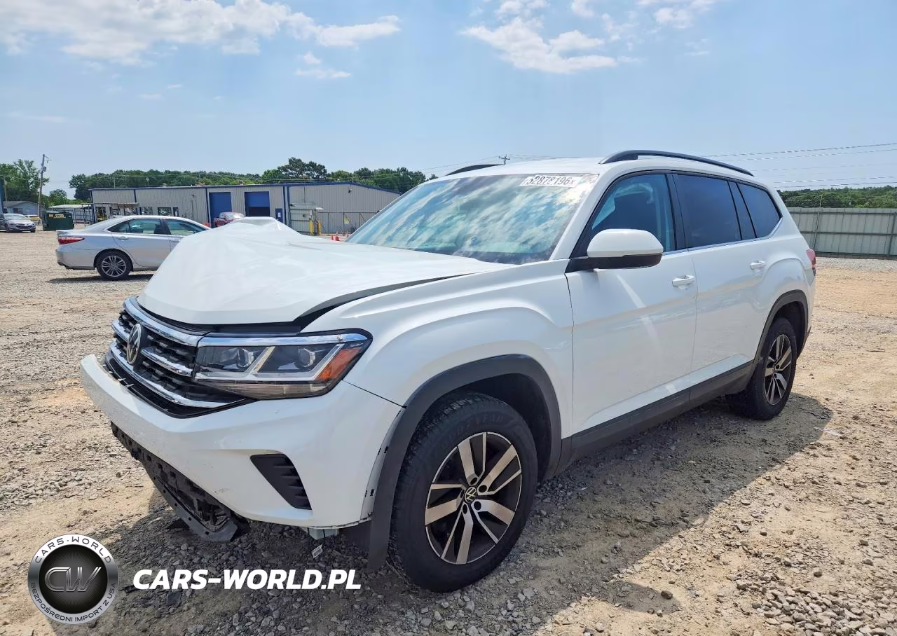 2021 Volkswagen Atlas Se VIN:1V2LP2CA1MC512233 - 1