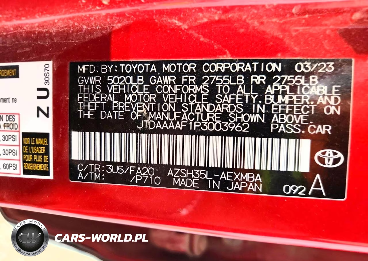 2023 Toyota Crown Xle VIN:JTDAAAAF1P3003962 - 12