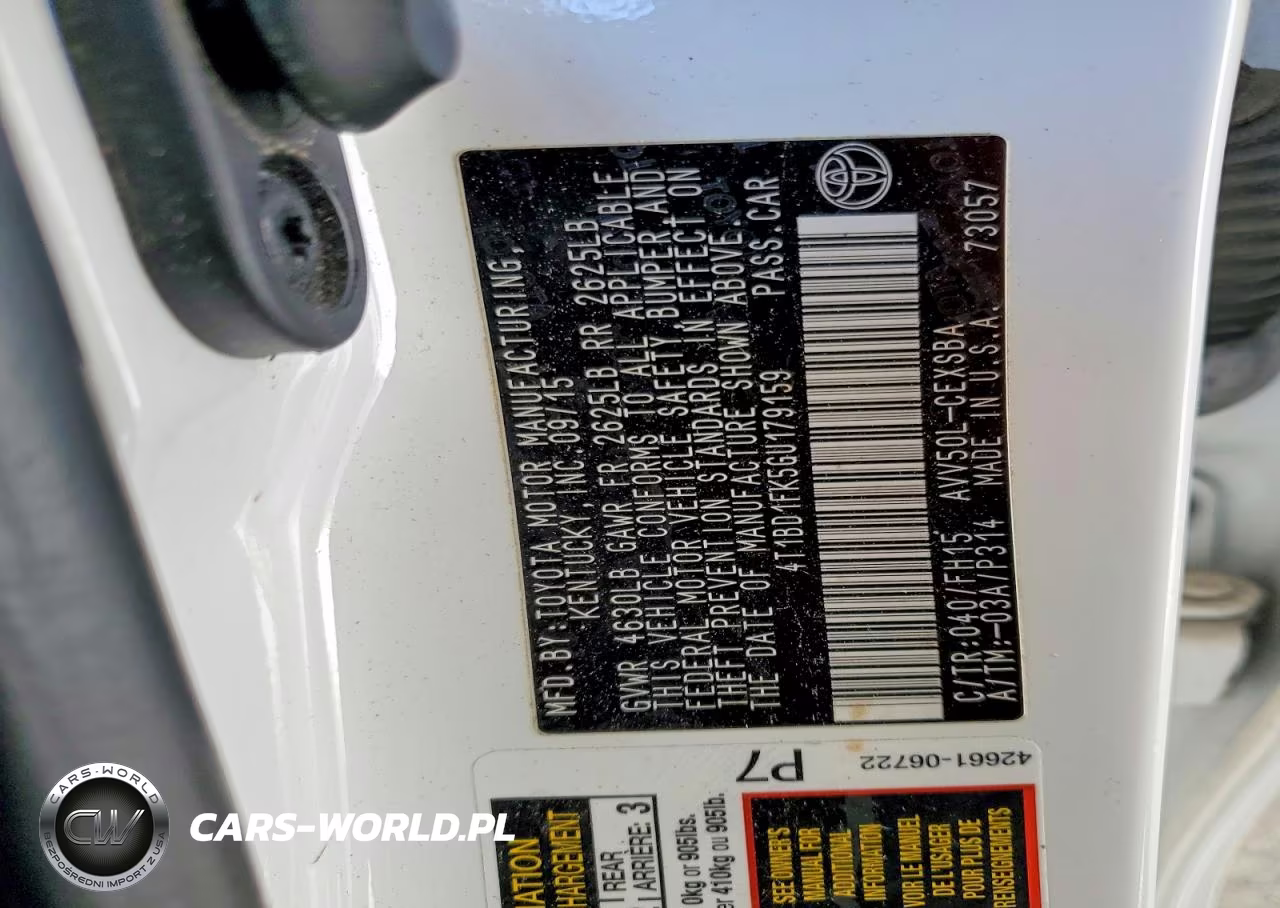 2016 Toyota Camry VIN:4T1BD1FK5GU179159 - 14