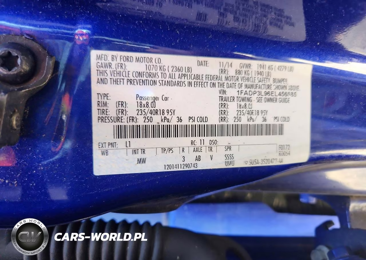 2014 Ford Focus St VIN:1FADP3L96EL456685 - 14