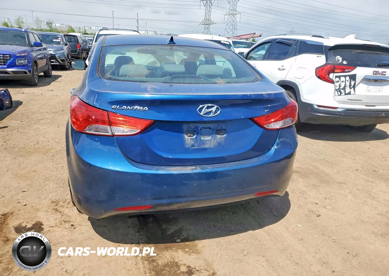 2013 Hyundai Elantra Gls VIN:KMHDH4AE4DU997784 - 6