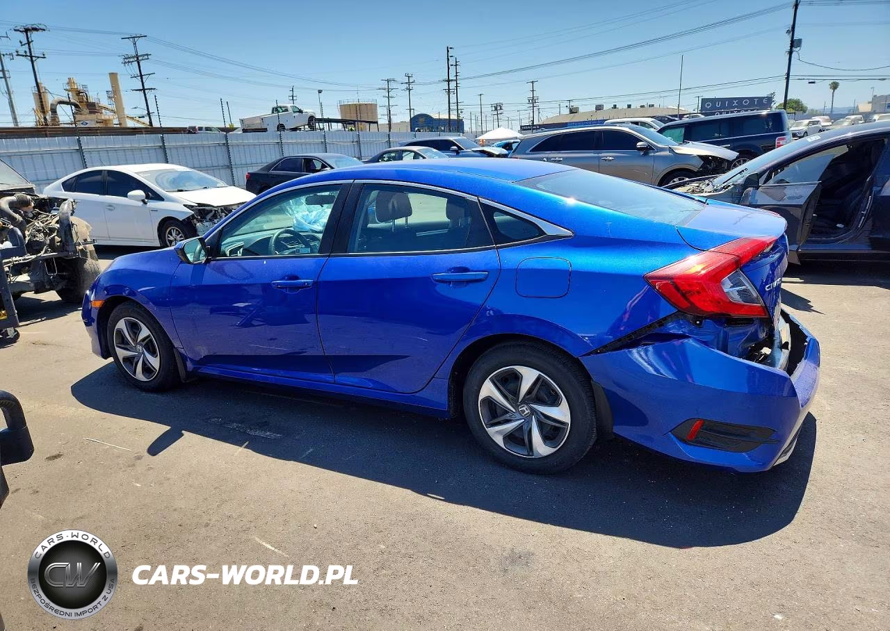 2020 Honda Civic Lx VIN:2HGFC2F66LH539734 - 2