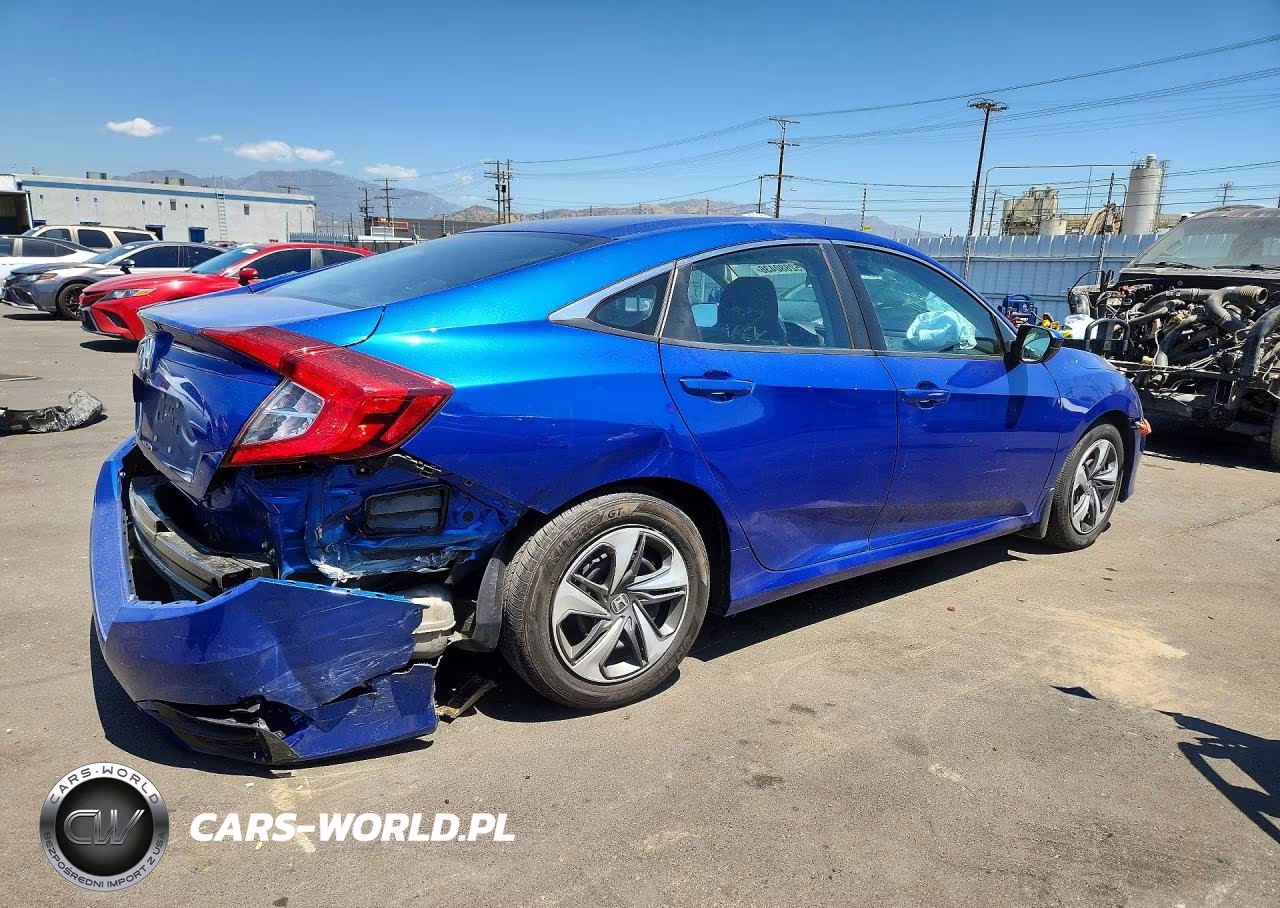 2020 Honda Civic Lx VIN:2HGFC2F66LH539734 - 3