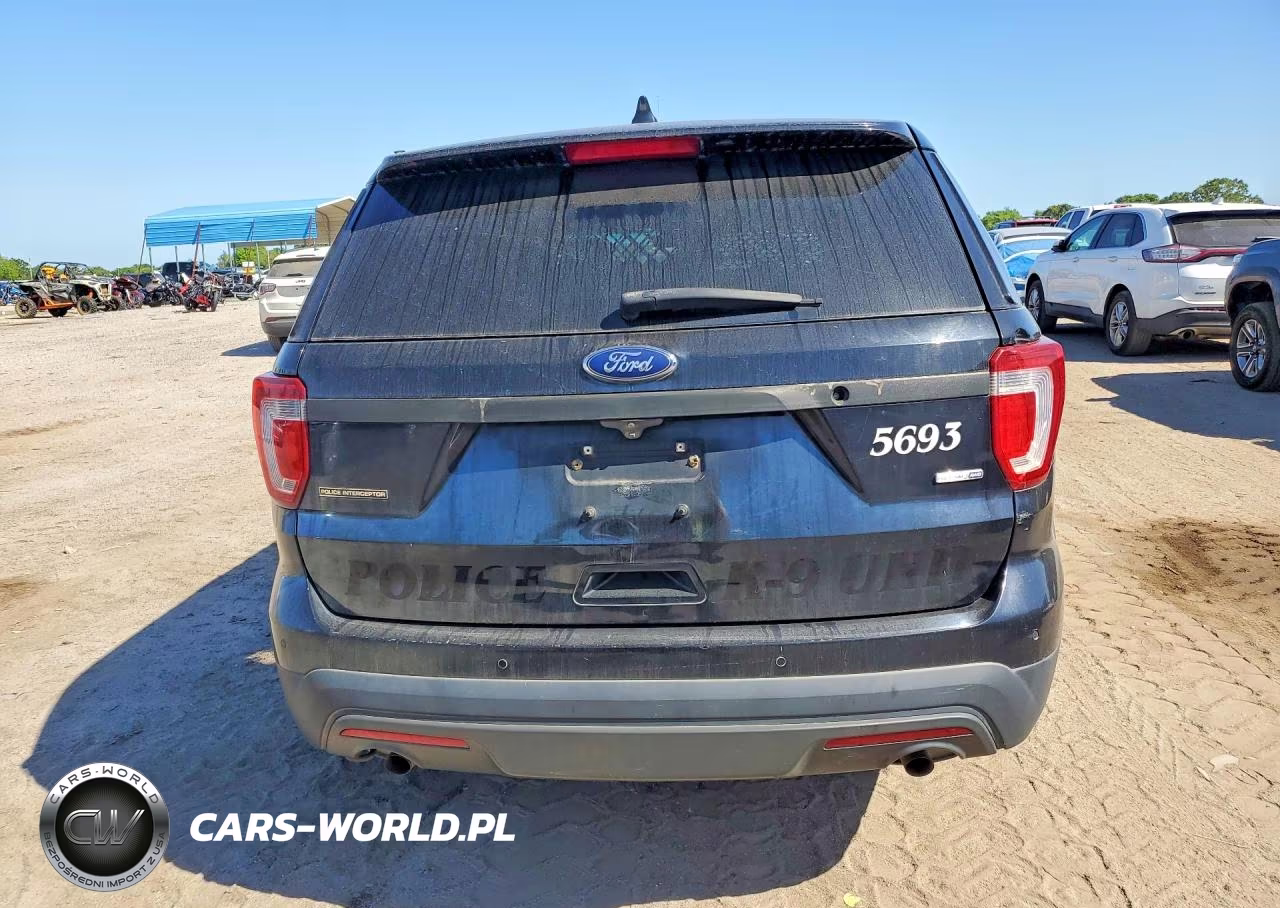 2017 Ford Explorer Police Interceptor VIN:1FM5K8AR7HGB07881 - 6