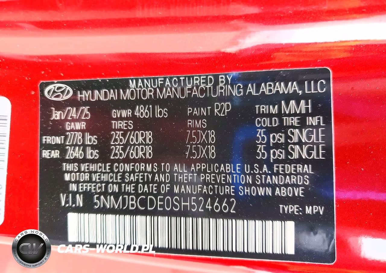 2025 Hyundai Tucson Sel VIN:5NMJBCDE0SH524662 - 14