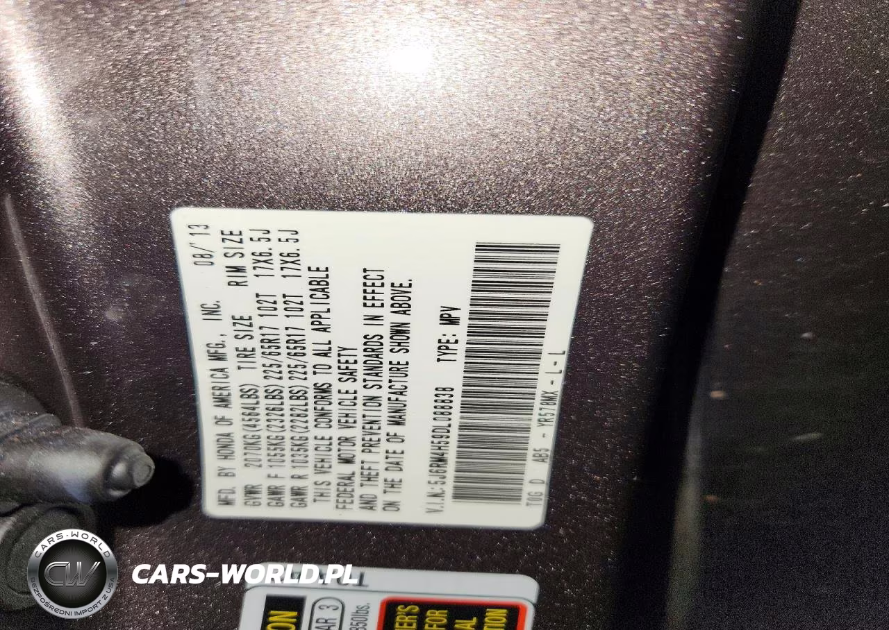 2013 Honda Cr-V Ex VIN:5J6RM4H59DL088838 - 14