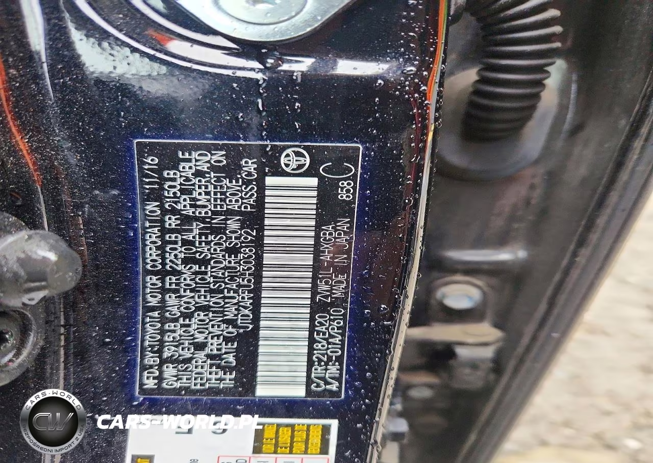 2017 Toyota Prius Four VIN:JTDKARFU5H3038192 - 13