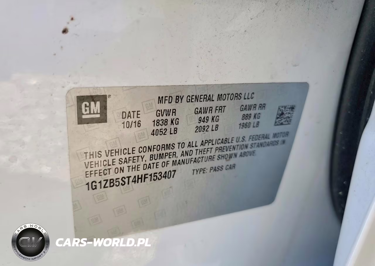 2017 Chevrolet Malibu Ls VIN:1G1ZB5ST4HF153407 - 12