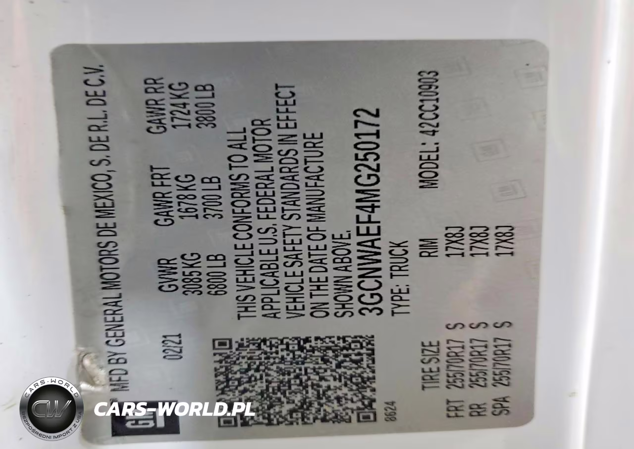 2021 Chevrolet Silverado C1500 VIN:3GCNWAEF4MG250172 - 13