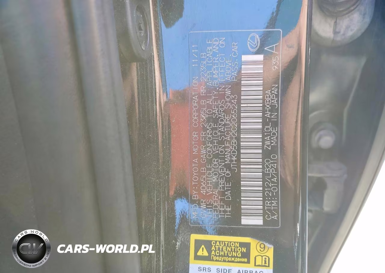 2012 Lexus Ct 200 VIN:JTHKD5BH2C2065243 - 13