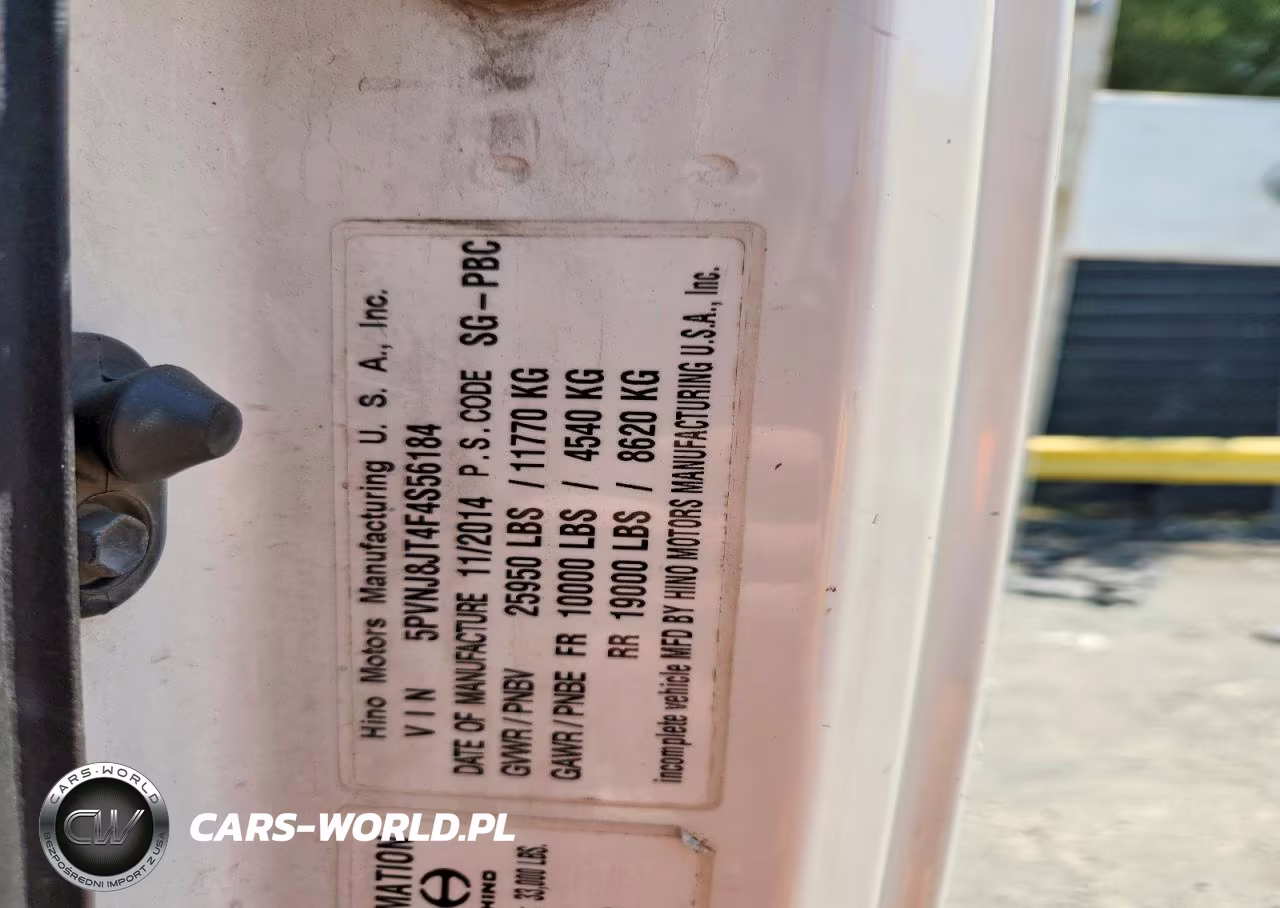 2015 Hino 258-268 VIN:5PVNJ8JT4F4S56184 - 12