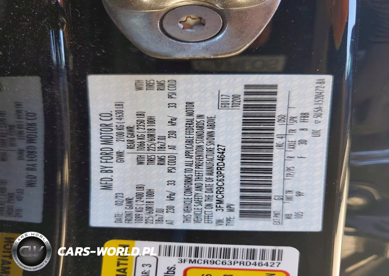 2023 Ford Bronco Sport Outer Banks VIN:3FMCR9C63PRD46427 - 13