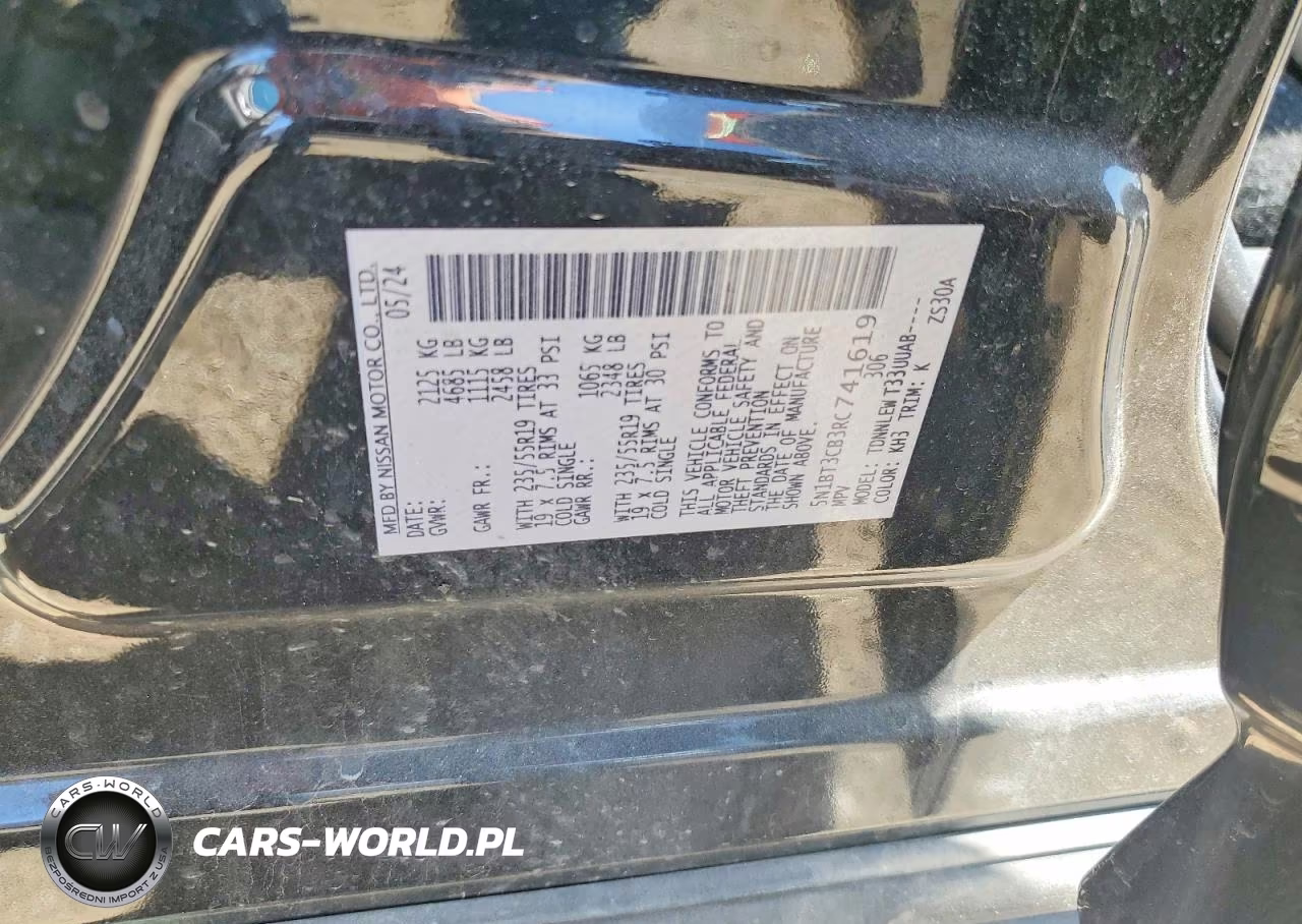 2024 Nissan Rogue Sl VIN:5N1BT3CB3RC741619 - 13
