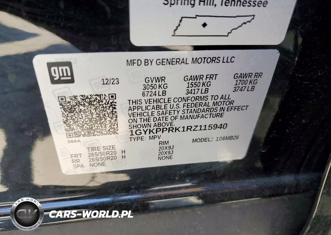 2024 Cadillac Lyriq Luxury VIN:1GYKPPRK1RZ115940 - 14