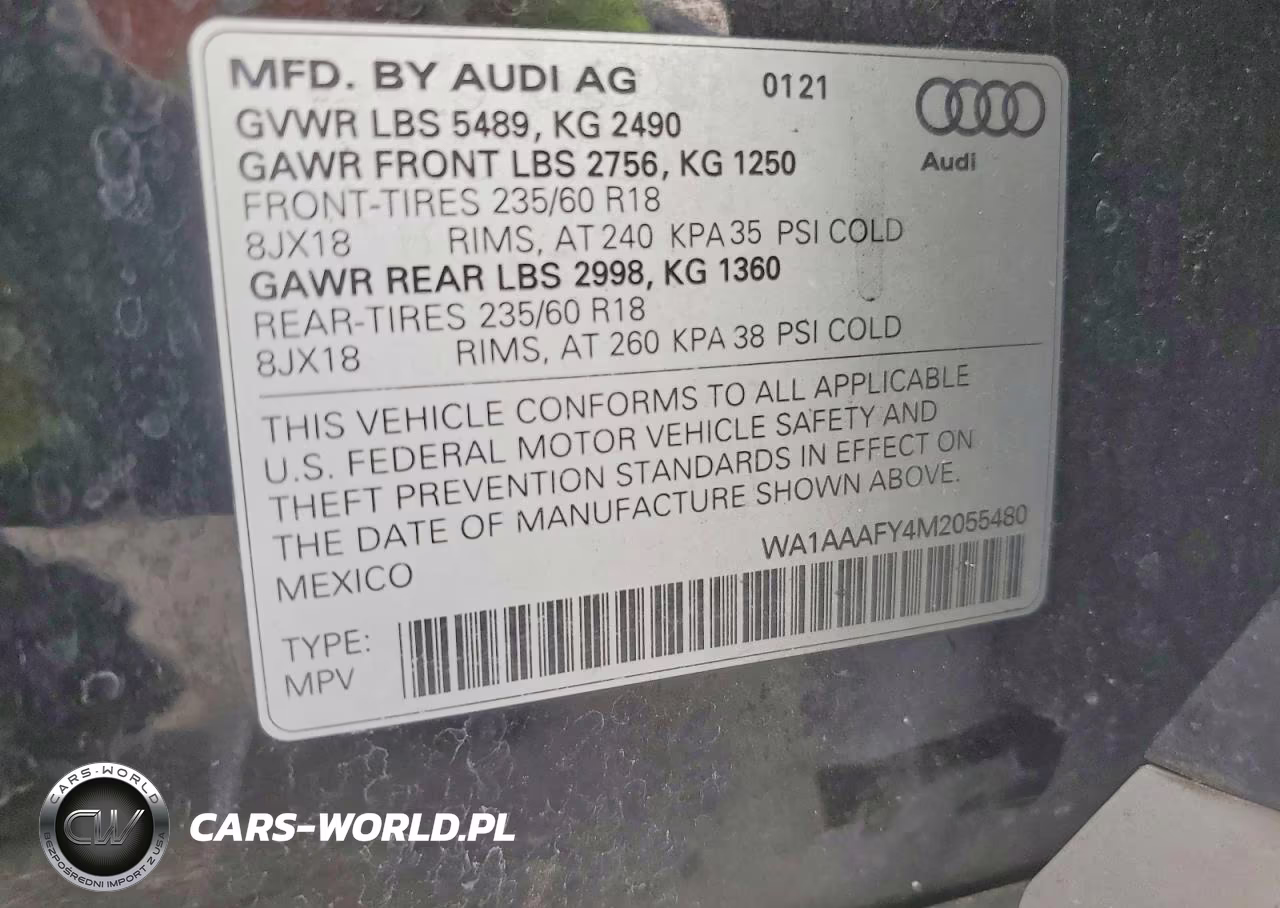 2021 Audi Q5 Premium VIN:WA1AAAFY4M2055480 - 13