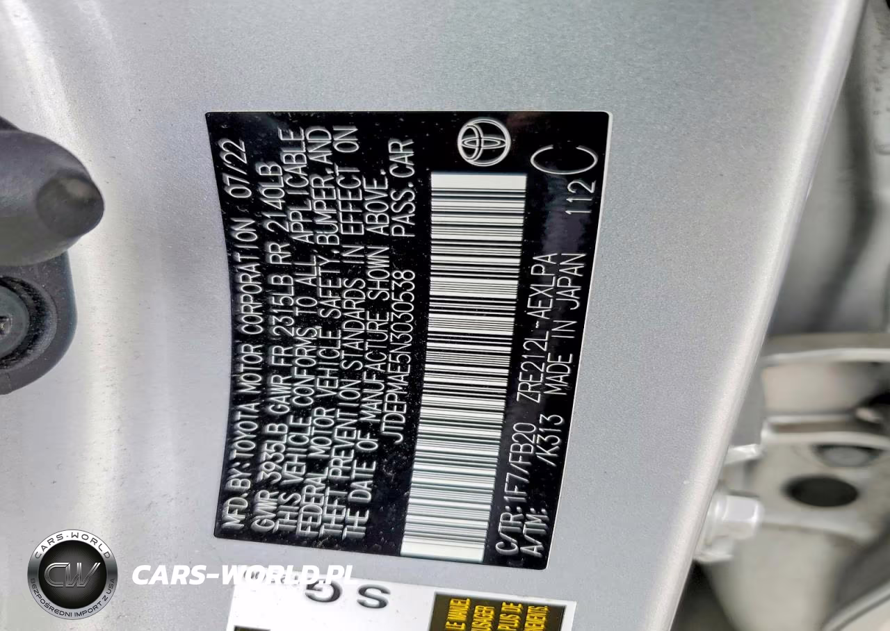 2022 Toyota Corolla Le VIN:JTDEPMAE5N3030538 - 12