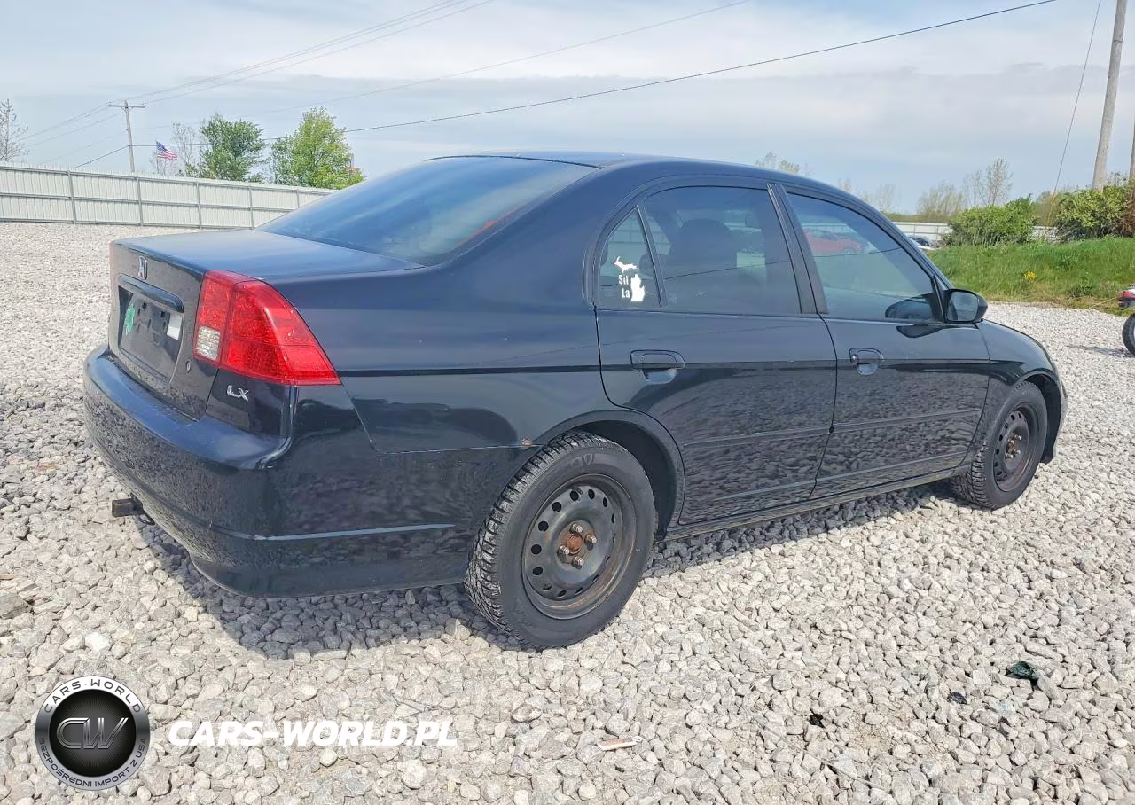 2004 Honda Civic Lx VIN:1HGES16544L012988 - 3