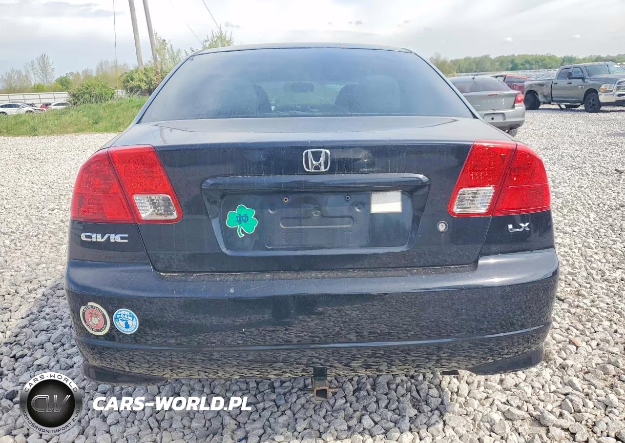 2004 Honda Civic Lx VIN:1HGES16544L012988 - 6