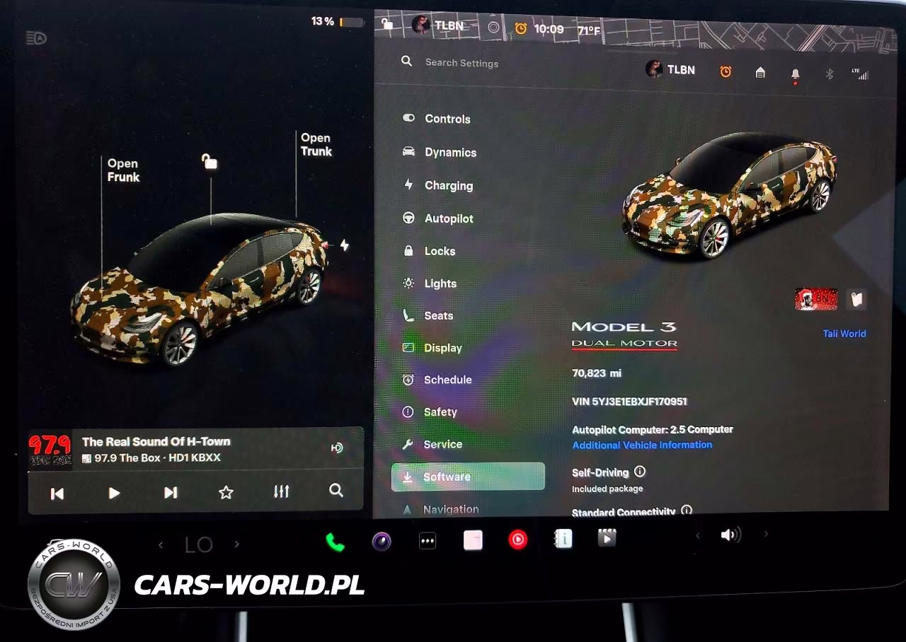 2018 Tesla Mdl 3 VIN:5YJ3E1EBXJF170951 - 9
