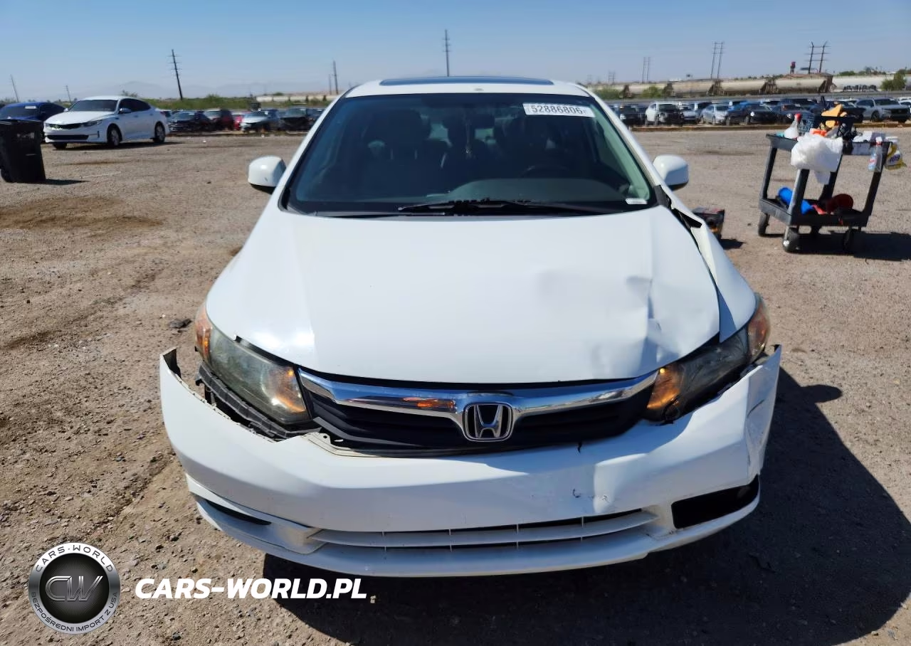 2012 Honda Civic Ex VIN:2HGFB2F85CH593885 - 5