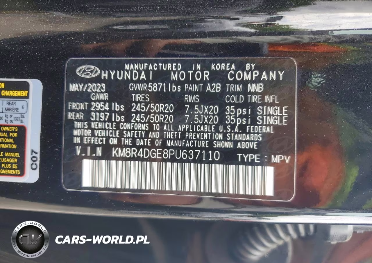 2023 Hyundai Palisade Sel Premium VIN:KM8R4DGE8PU637110 - 13
