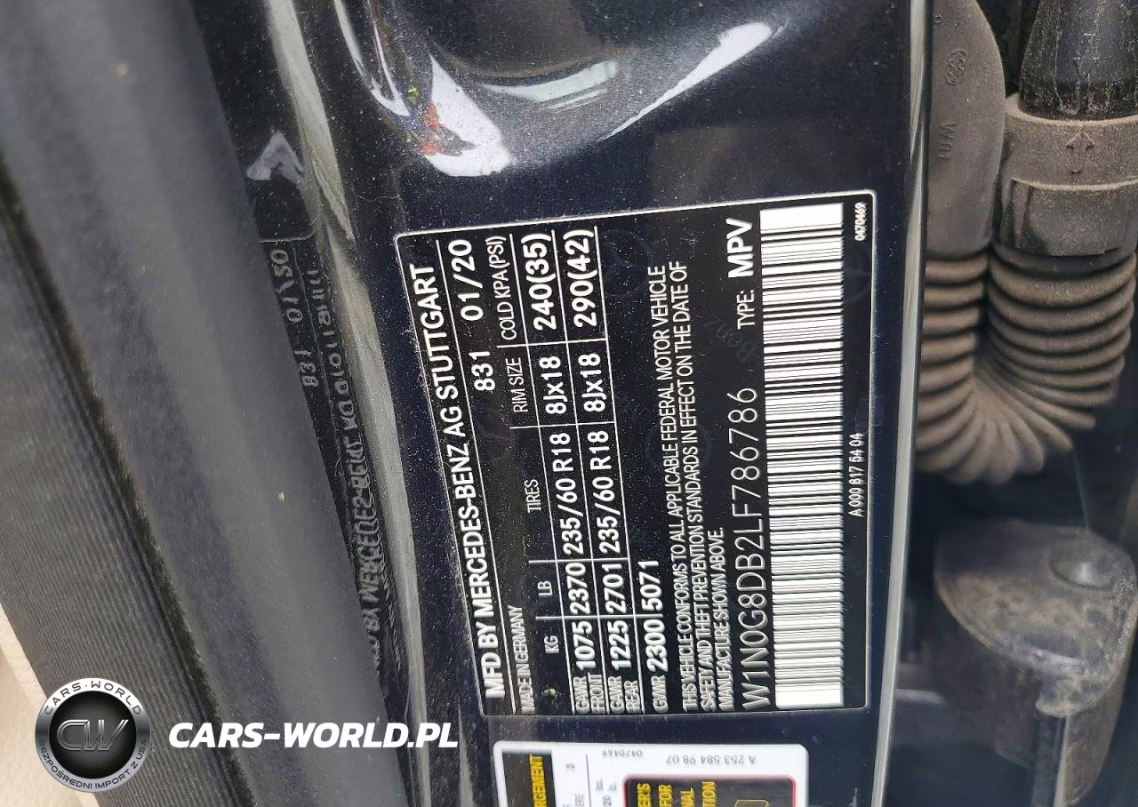 2020 Mercedes-Benz Glc 300 VIN:W1N0G8DB2LF786786 - 13