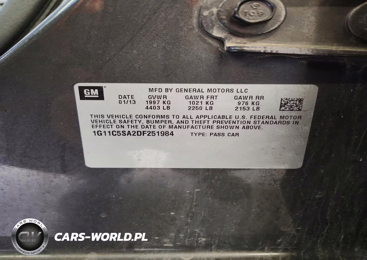 2013 Chevrolet Malibu 1Lt VIN:1G11C5SA2DF251984 - 12