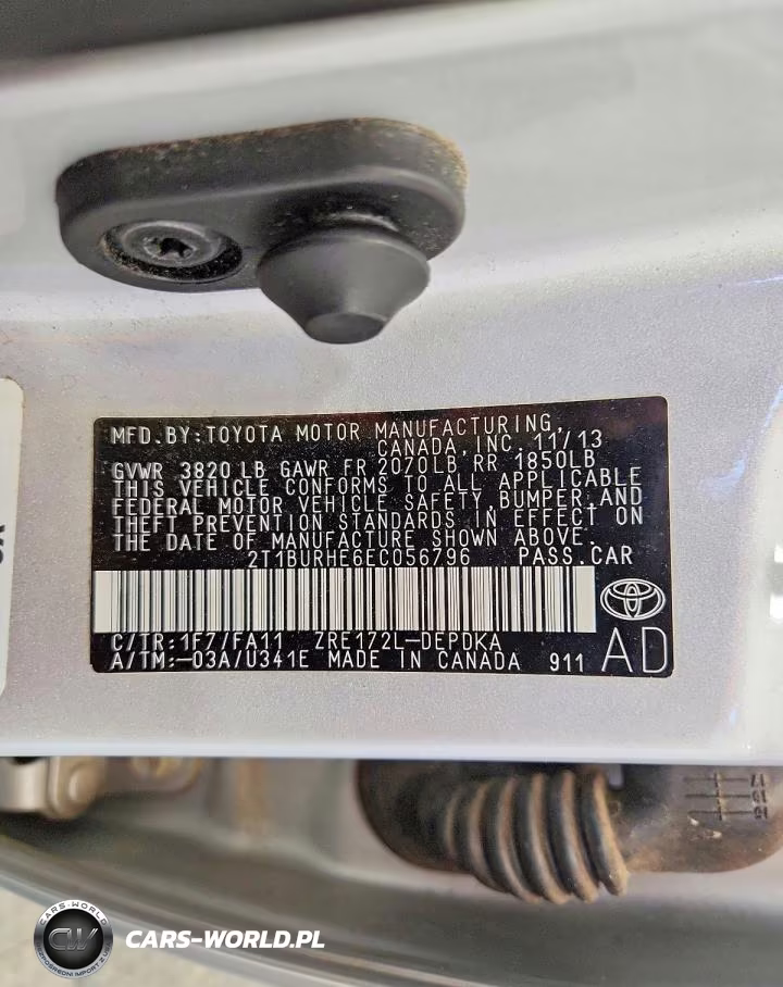 2014 Toyota Corolla L VIN:2T1BURHE6EC056796 - 12