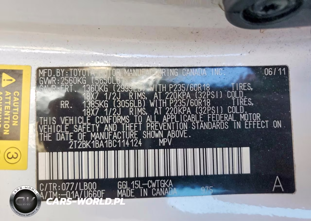 2011 Lexus Rx 350 VIN:2T2BK1BA1BC114124 - 14