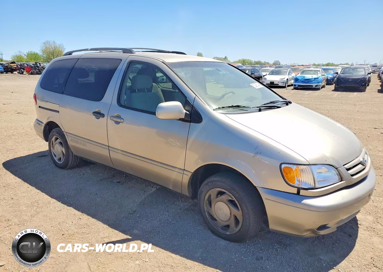 2003 Toyota Sienna Le VIN:4T3ZF13C43U533969 - 4