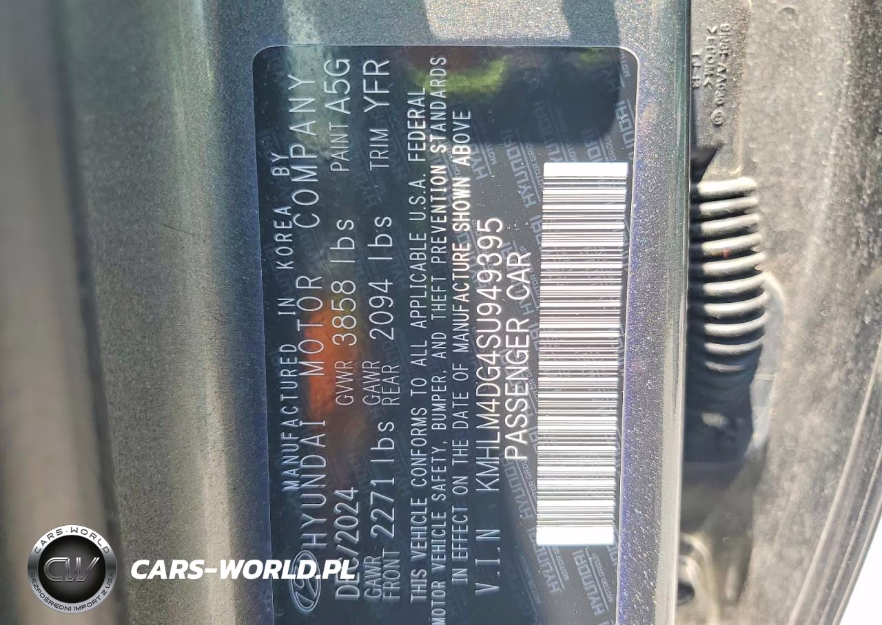 2025 Hyundai Elantra Sel Sport VIN:KMHLM4DG4SU949395 - 12