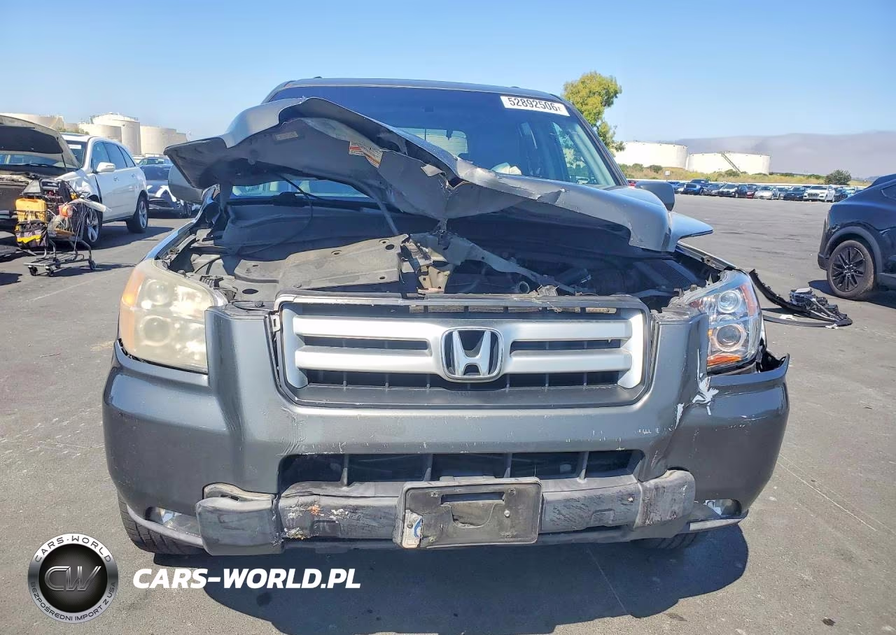 2007 Honda Pilot Exl VIN:5FNYF285X7B029868 - 5