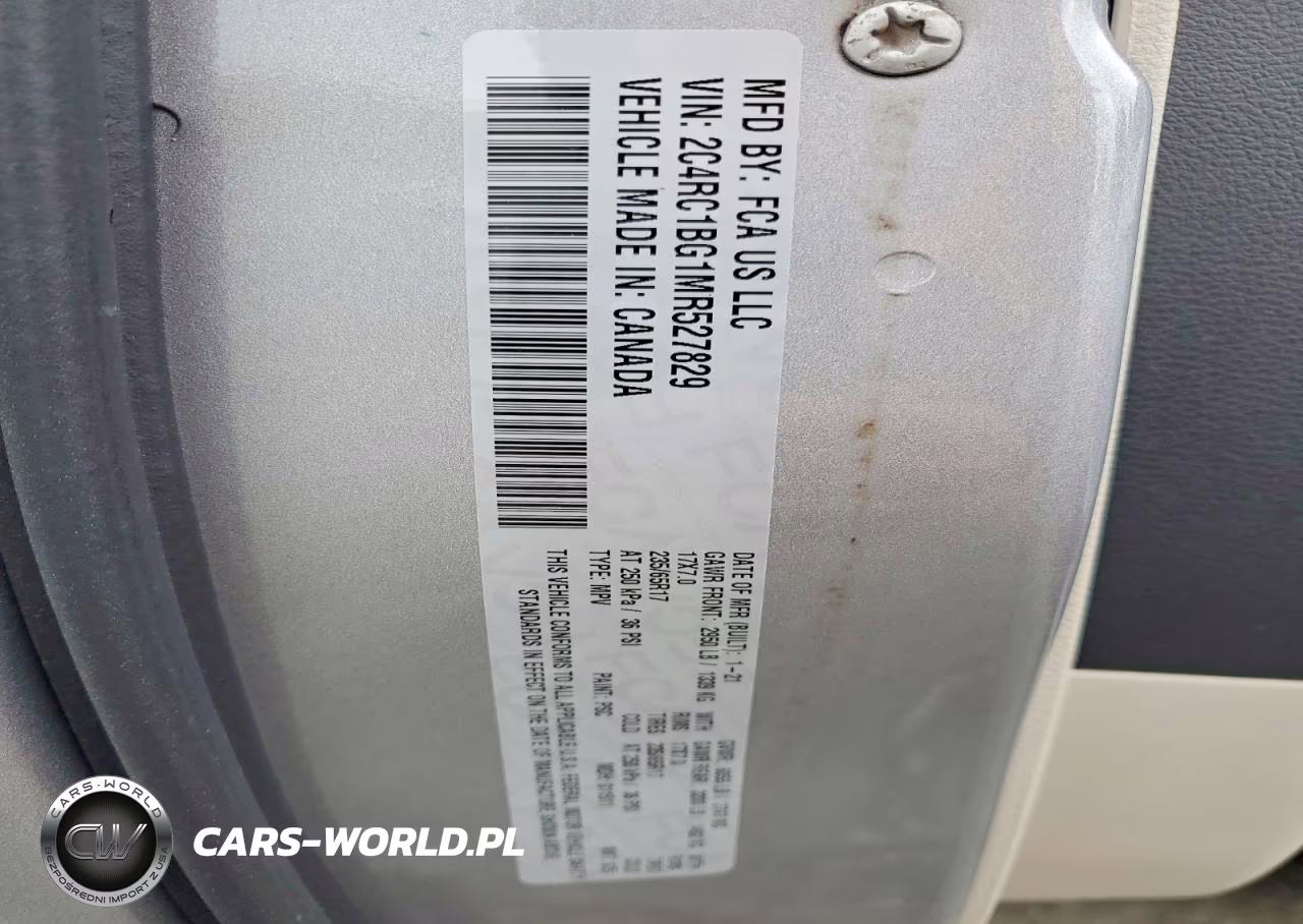 2021 Chrysler Pacifica Touring L VIN:2C4RC1BG1MR527829 - 13