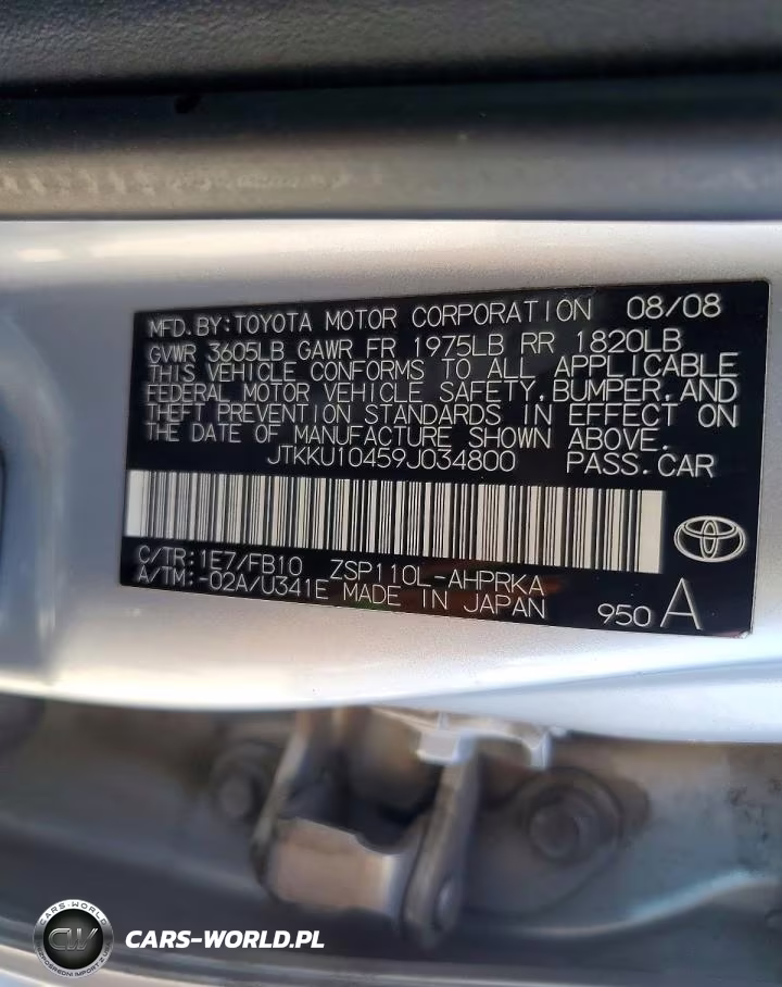 2009 Scion Xd Base VIN:JTKKU10459J034800 - 12