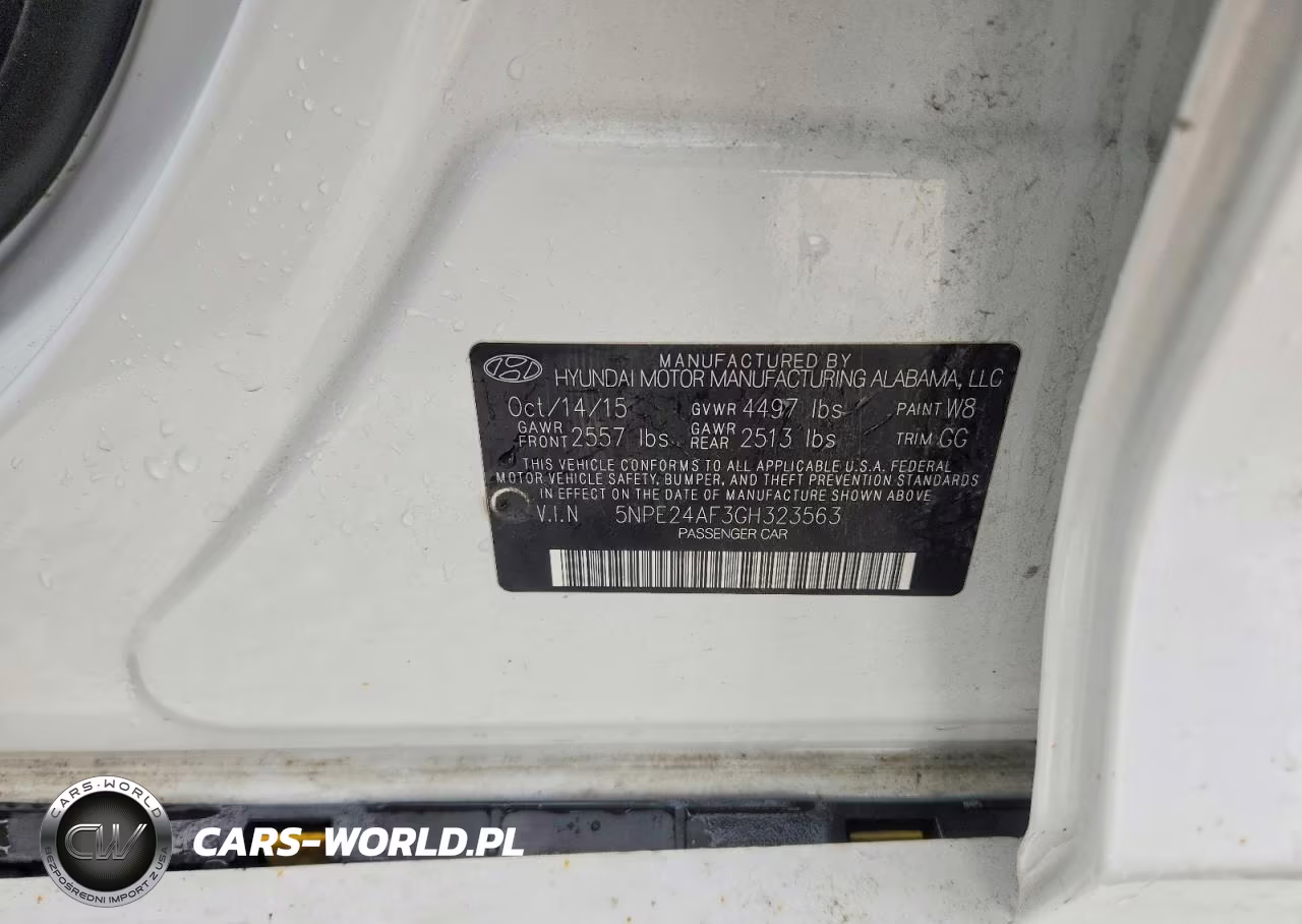 2016 Hyundai Sonata Se VIN:5NPE24AF3GH323563 - 13